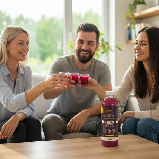 Fermentuotas Serbentų Gėrimas Gerųjų Bakterijų Koncentratas