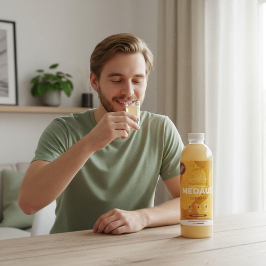 Fermentuotas Medaus Gėrimas Gerųjų Bakterijų Koncentratas