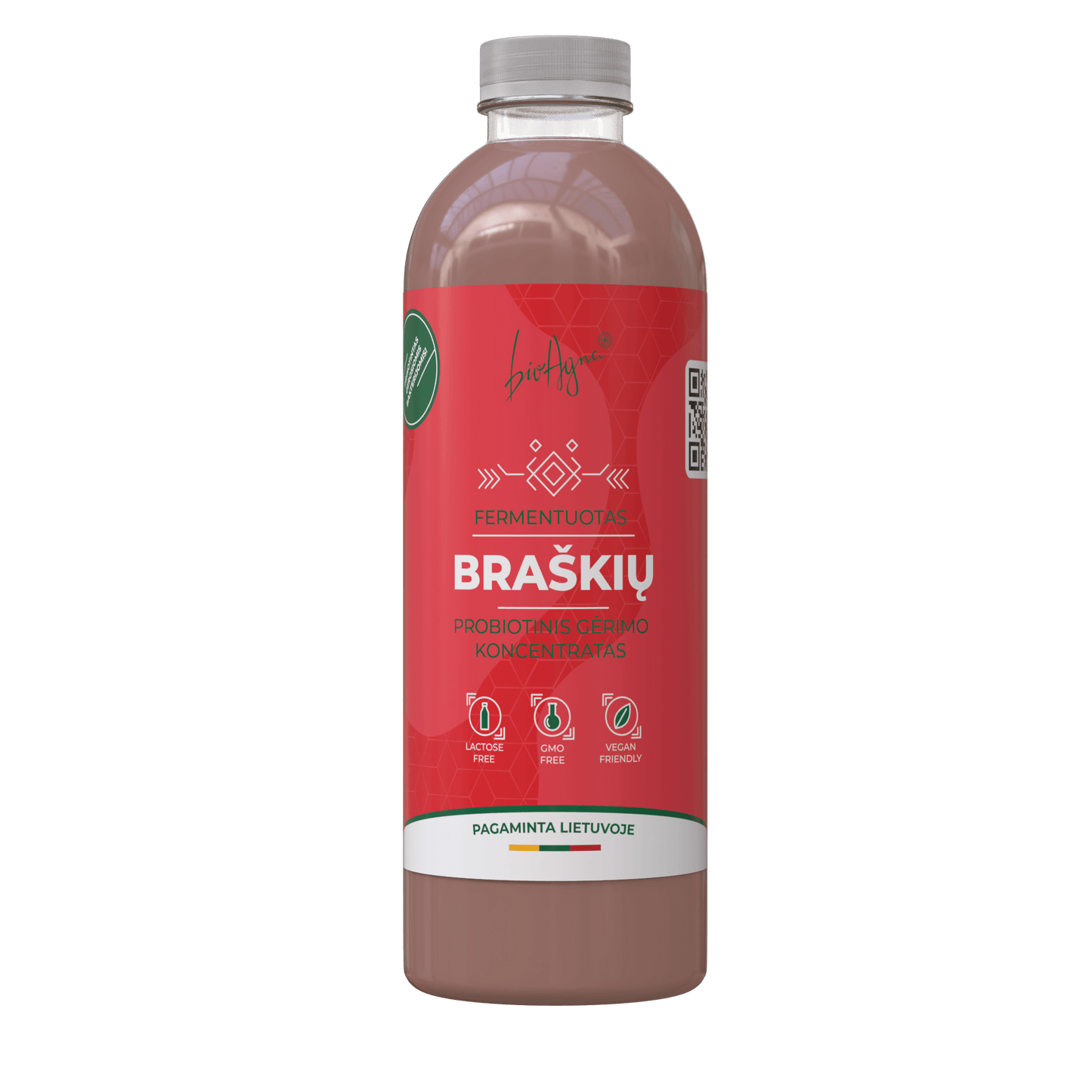 Fermentuotas Braškių Gėrimas Gerųjų Bakterijų Koncentratas
