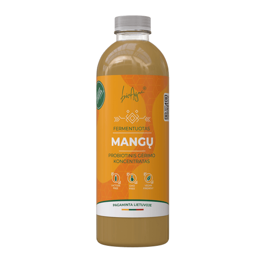 Fermentuotas Mangų Gėrimas Gerųjų Bakterijų Koncentratas
