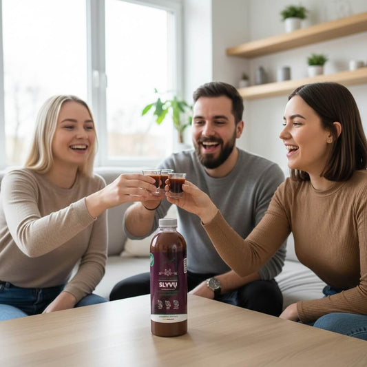 Fermentuotas Slyvų Gėrimas Gerųjų Bakterijų Koncentratas