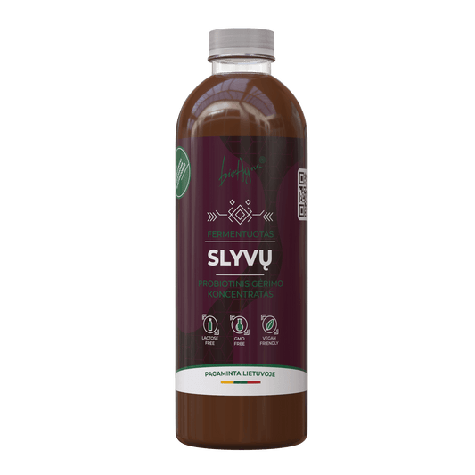 Fermentuotas Slyvų Gėrimas Gerųjų Bakterijų Koncentratas